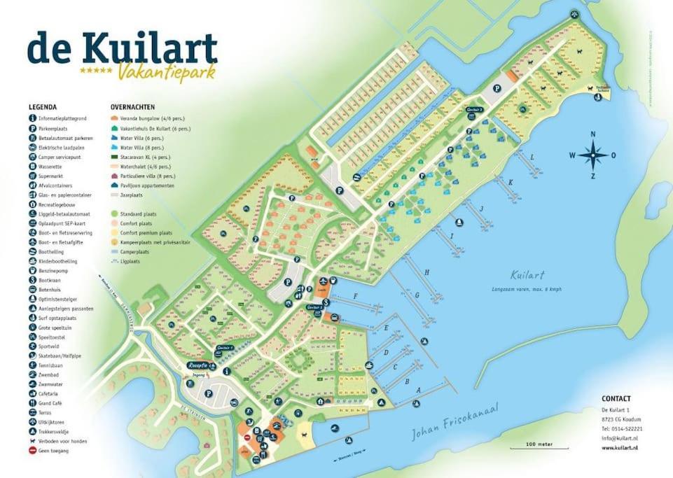 Ervaar 'Fryske Weelde' Op Vijf Sterren Vakantiepark De Kuilart カウドゥム エクステリア 写真